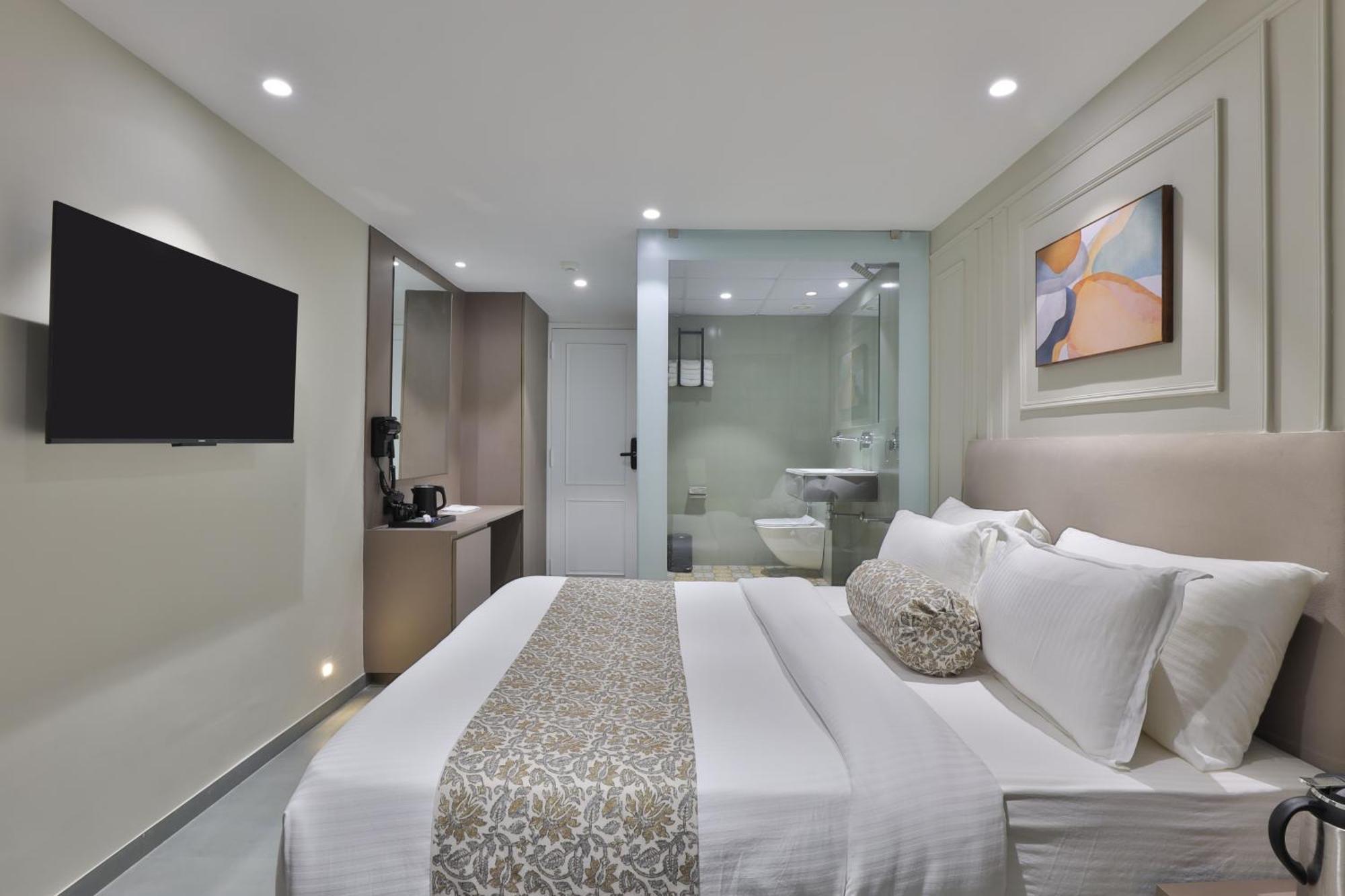 Hotel The Grand Suites Ahmedabad Exterior foto